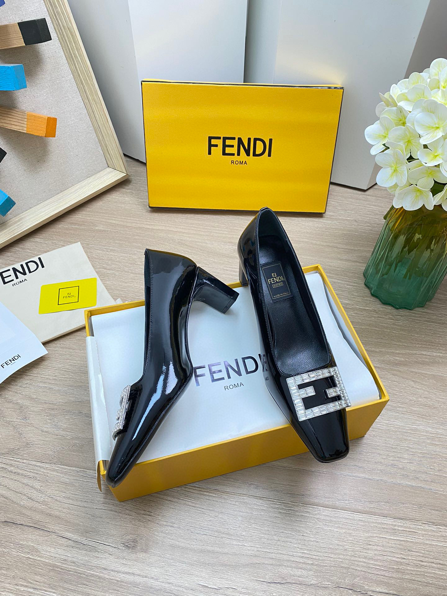 펜디  여자 구두.힐 6cm