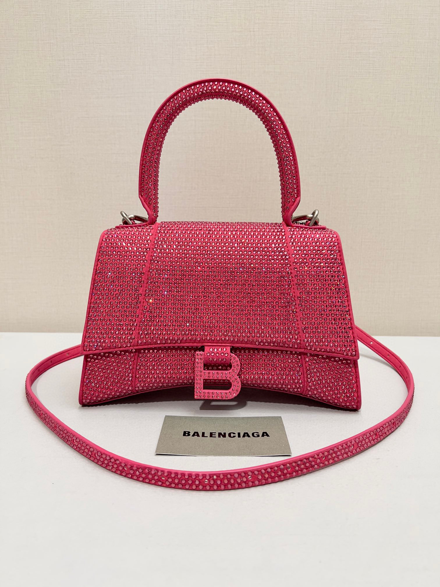 발렌시아가 아워글래스 핸들백 라지70553