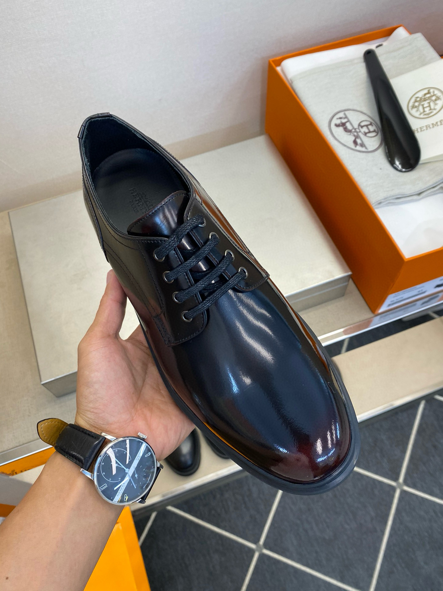 에르메스 남자 구두