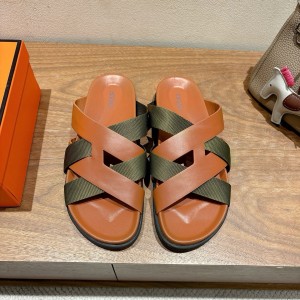 에르메스 남녀공용 슬리퍼