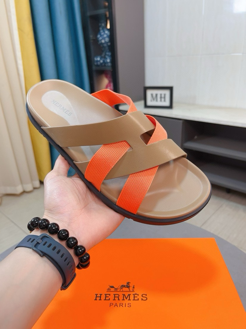 에르메스 남자 슬리퍼