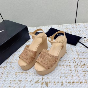 샤넬 여자 샌들 10cm