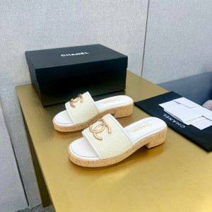 샤넬 여자 슬리퍼 6.5cm
