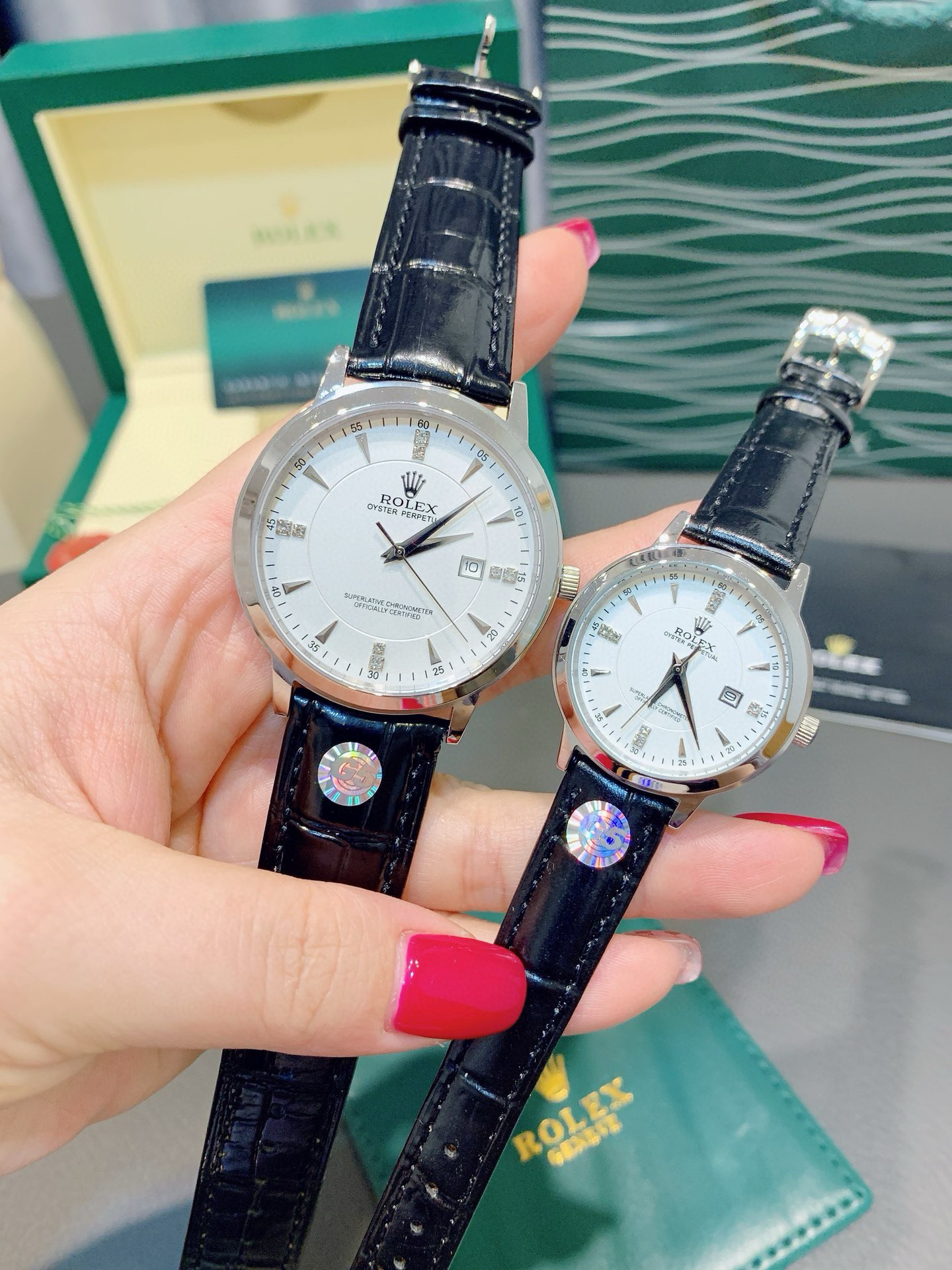 롤렉스 로렉스 3컬러 A급 남녀공용 커플 시계