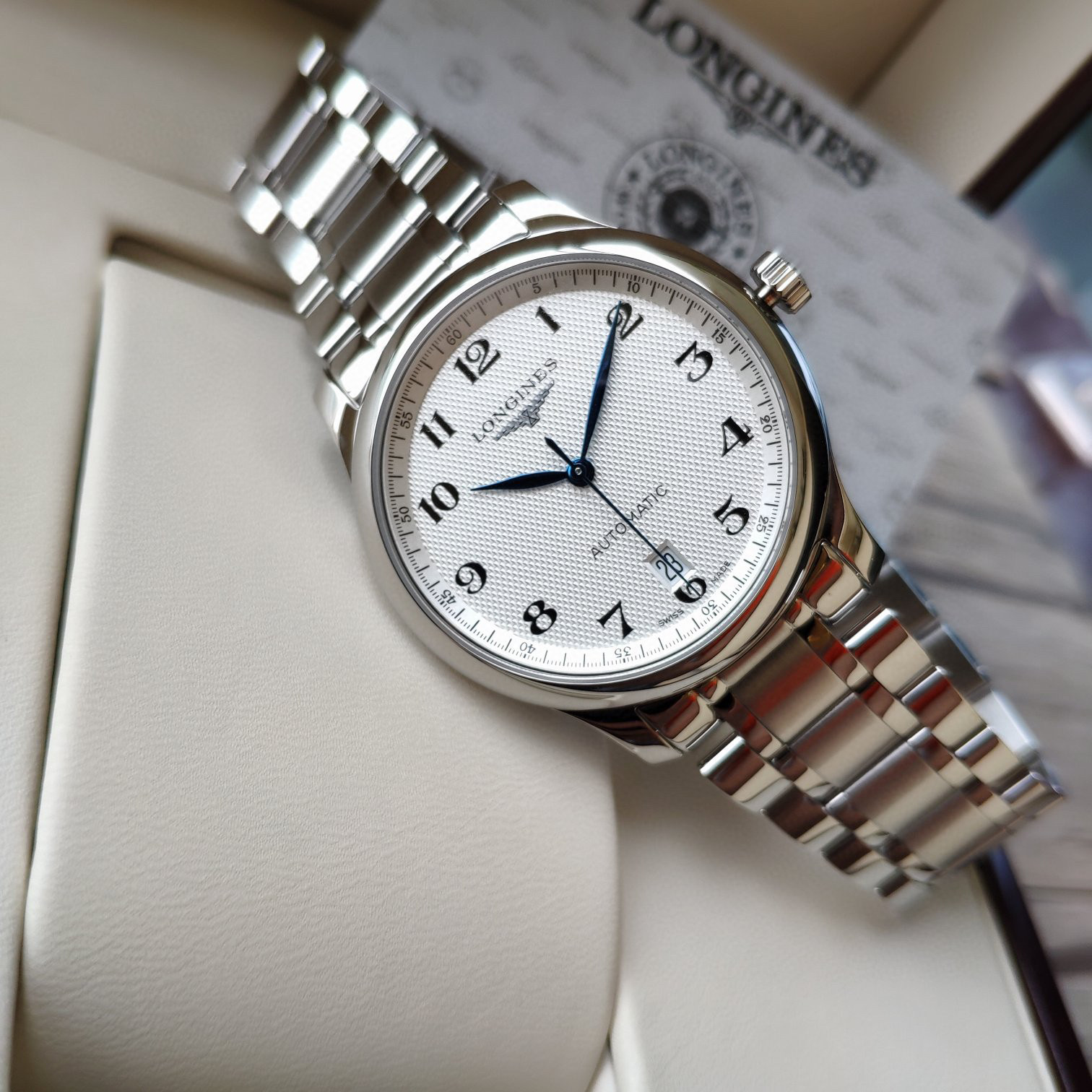 론진  미러급 남자 시계