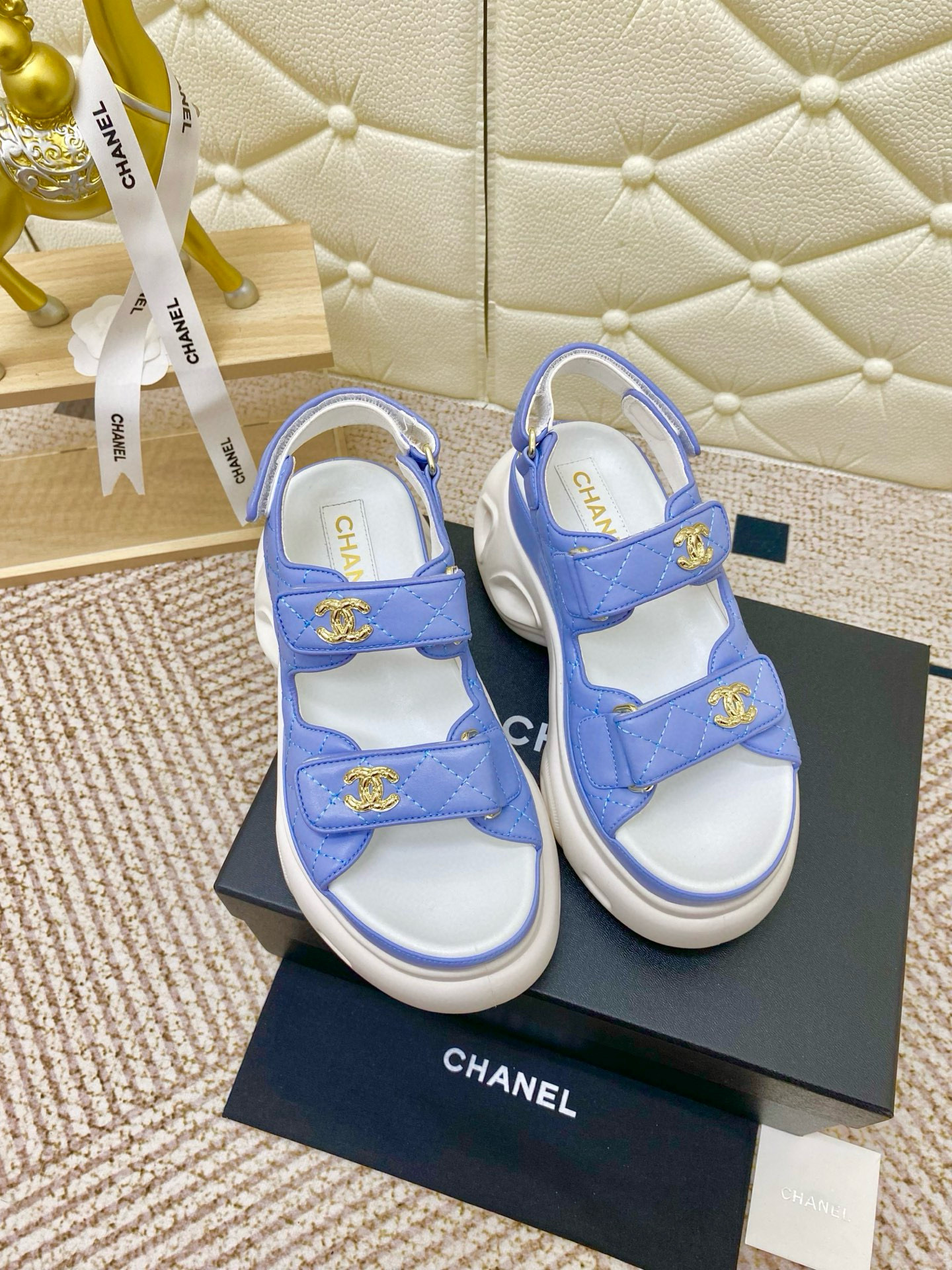 샤넬 여자 샌들