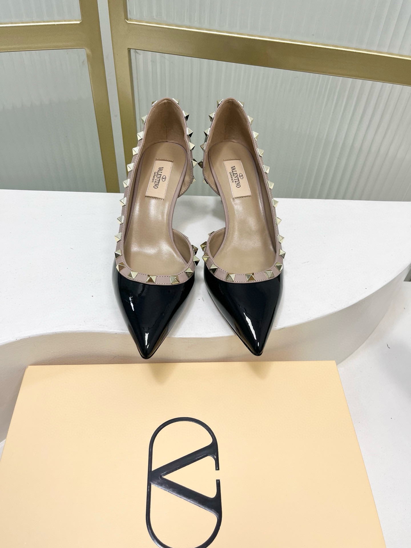 발렌티노 8.5cm,6cm 여자 신발 구두