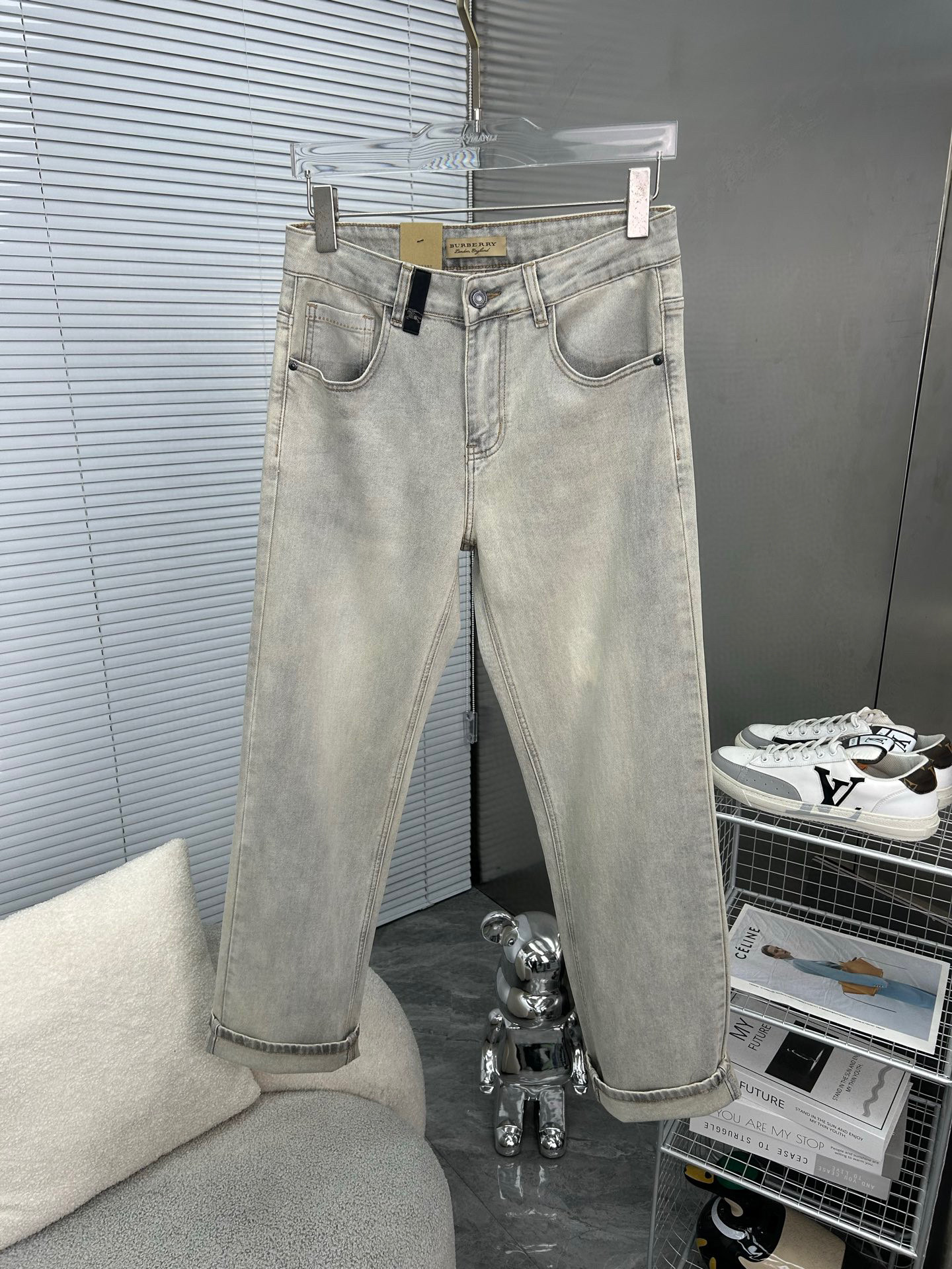 버버리 남자 청바지