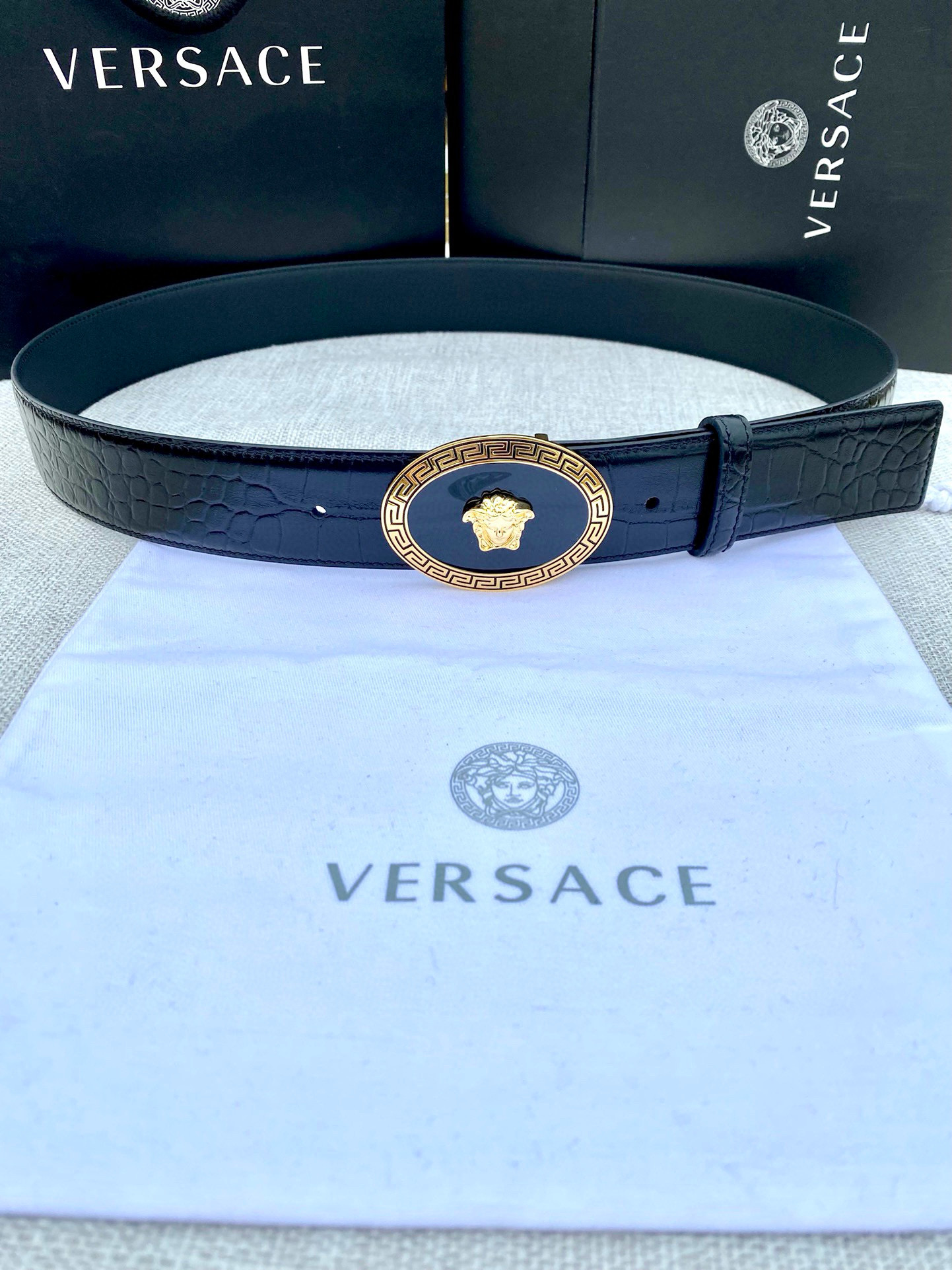 베르사체 남자 벨트 2컬러