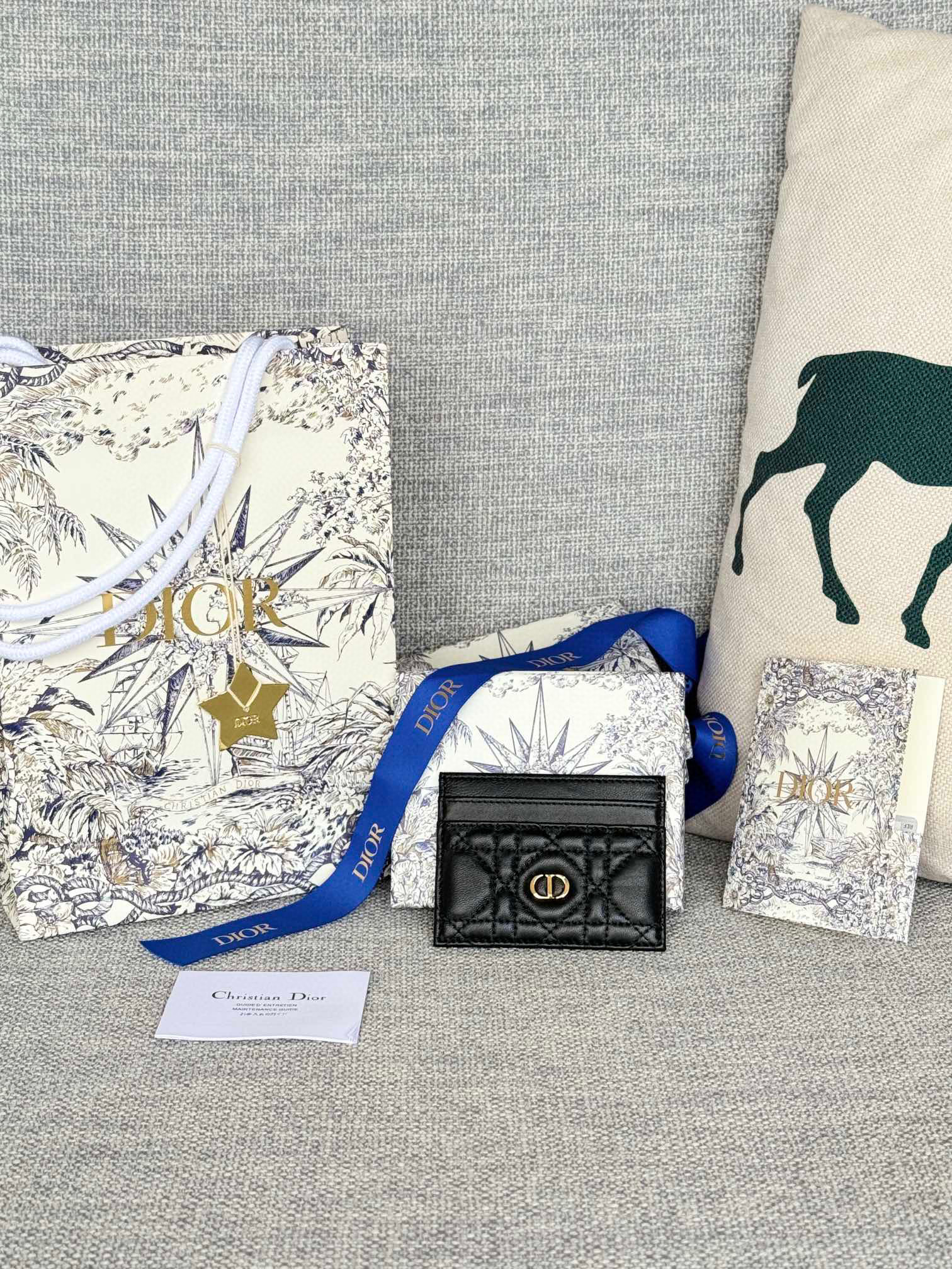 디올 S3103 여자 카드지갑 머니클립