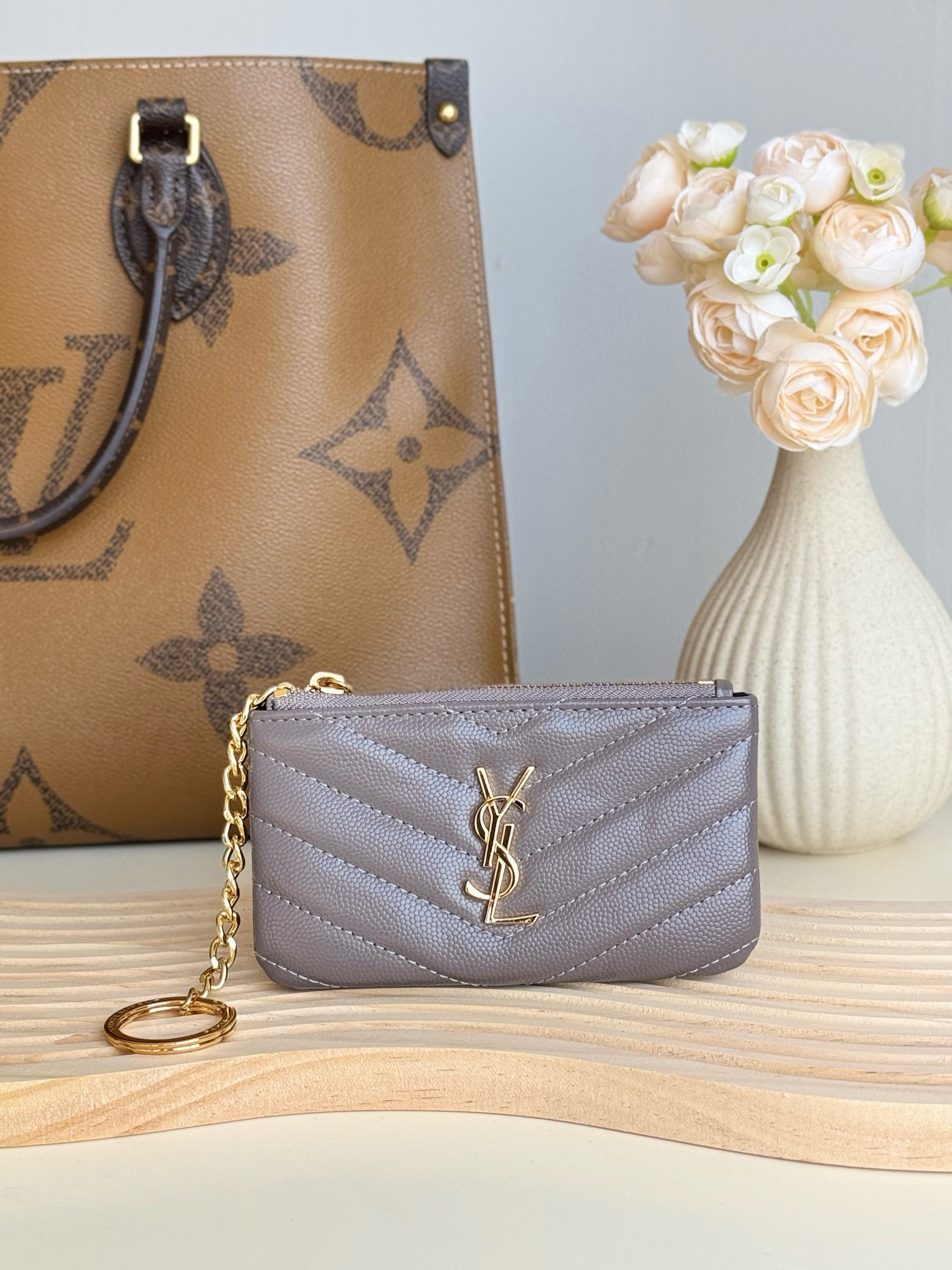 입생로랑 438386 카드지갑 머니클립