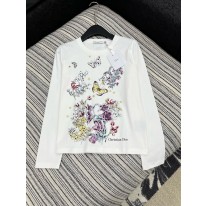 디올 여자 긴팔 티셔츠