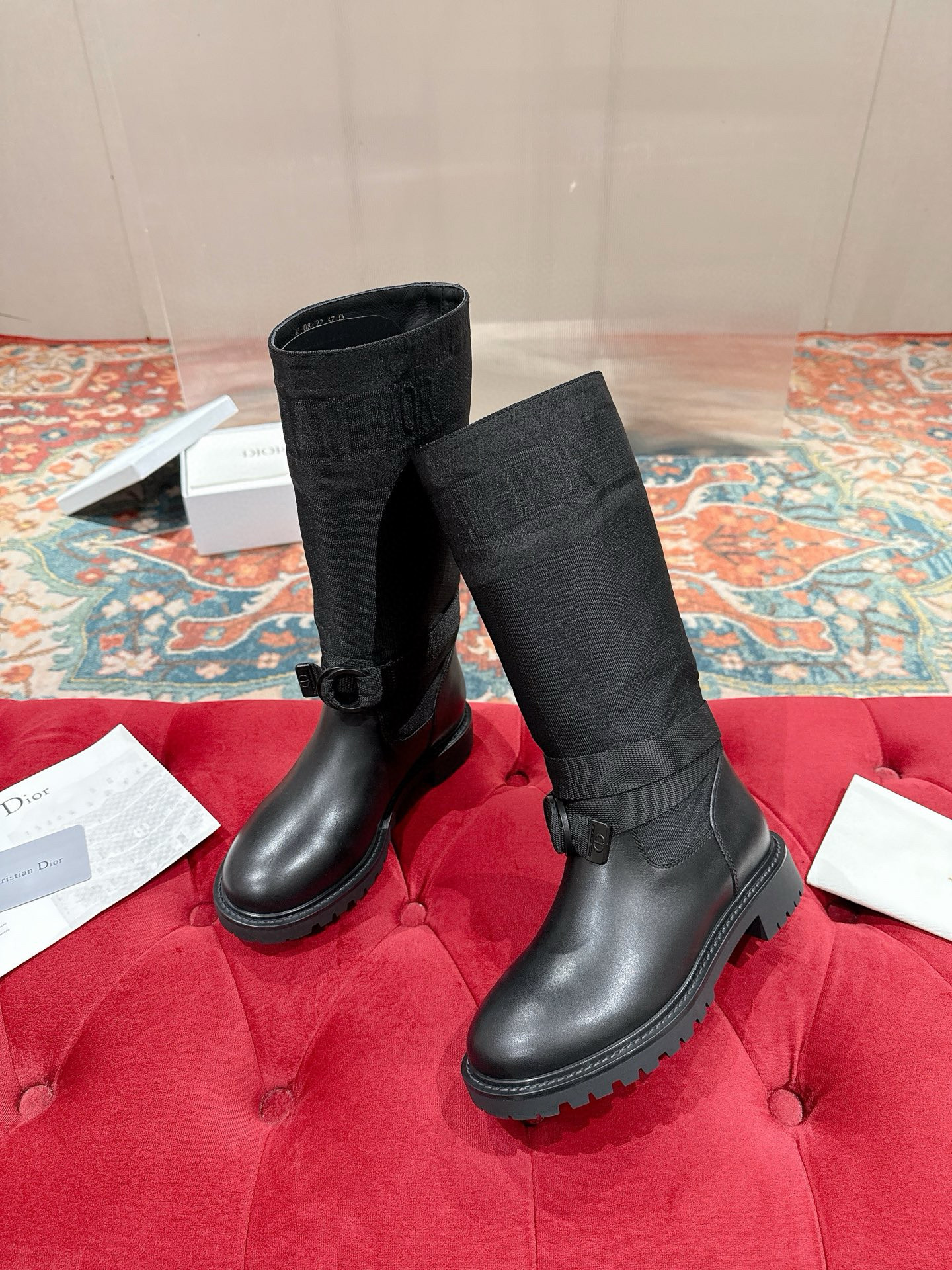 디올 여자 부츠