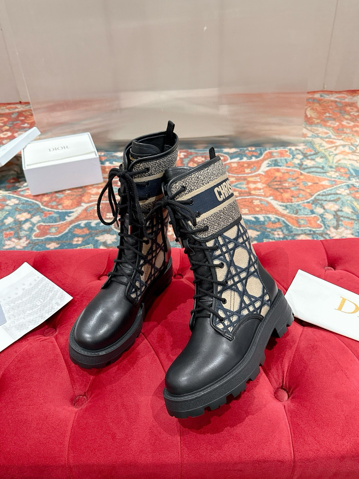 디올 여자 부츠