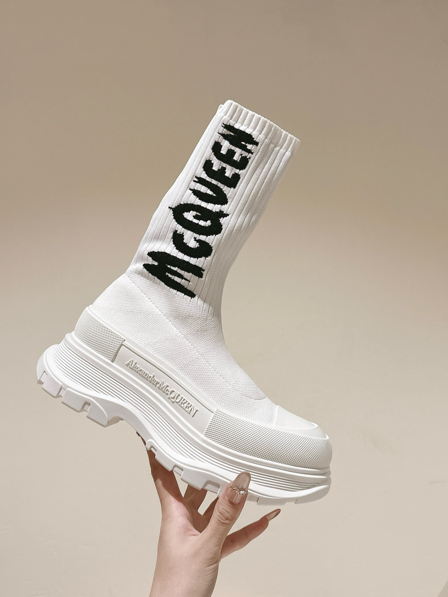 알렉산더 맥퀸 남여공용 부츠