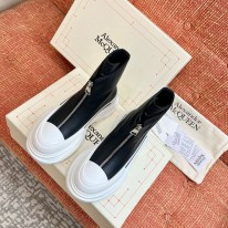 알렉산더 맥퀸 4CM 남여공용 부츠