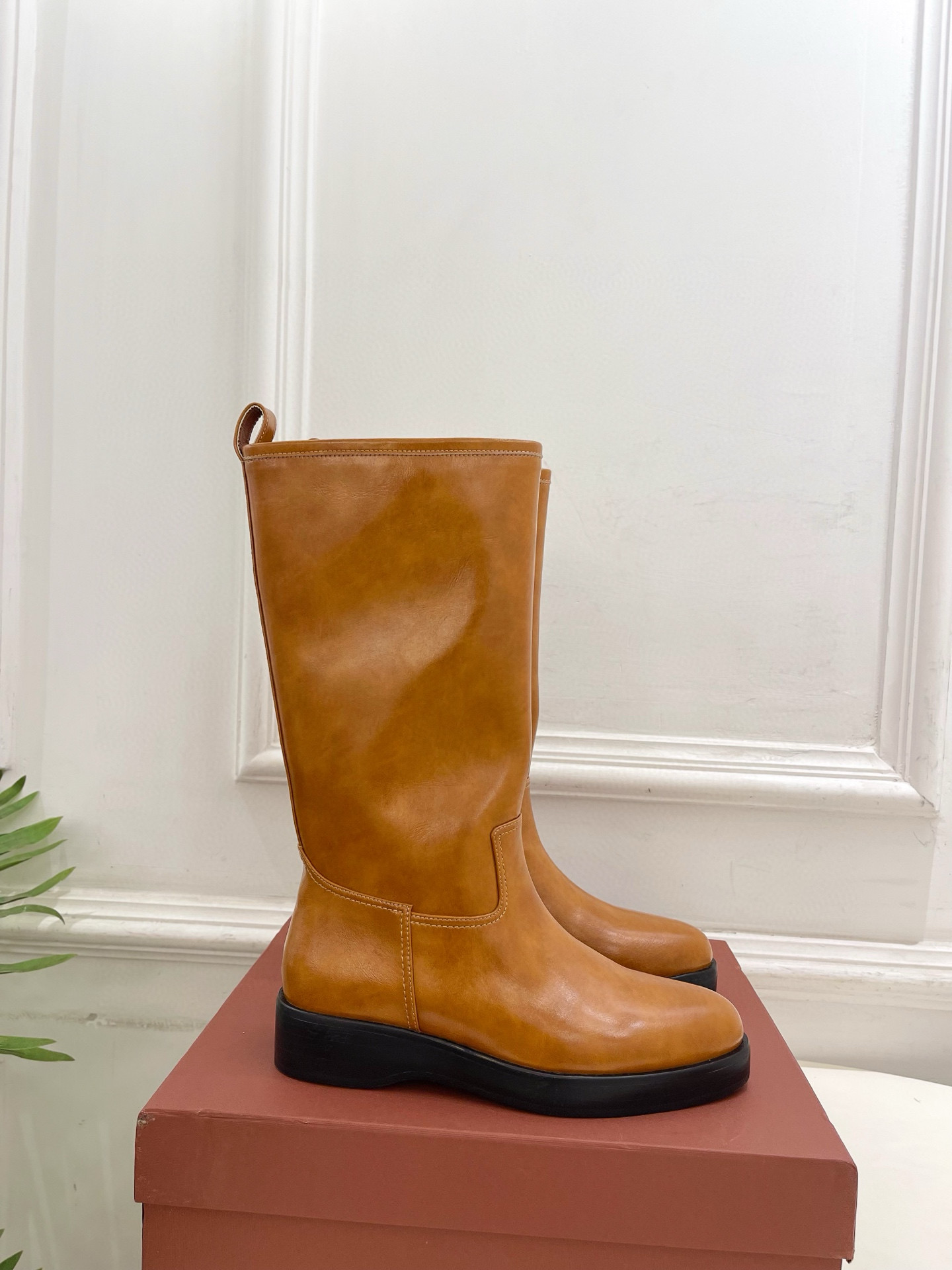 로로피아나 3.5CM 여자 부츠