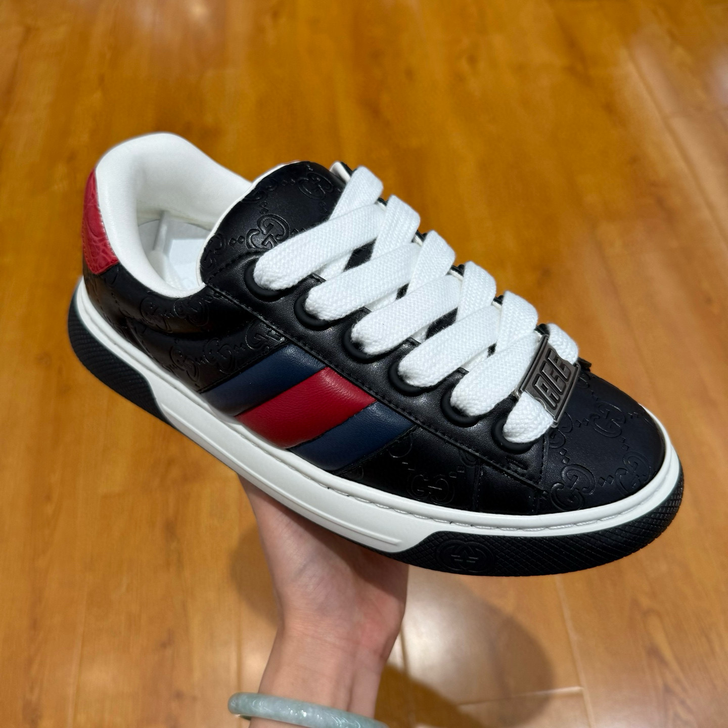 구찌 스크러너 남녀공용 신발 운동화 스니커즈