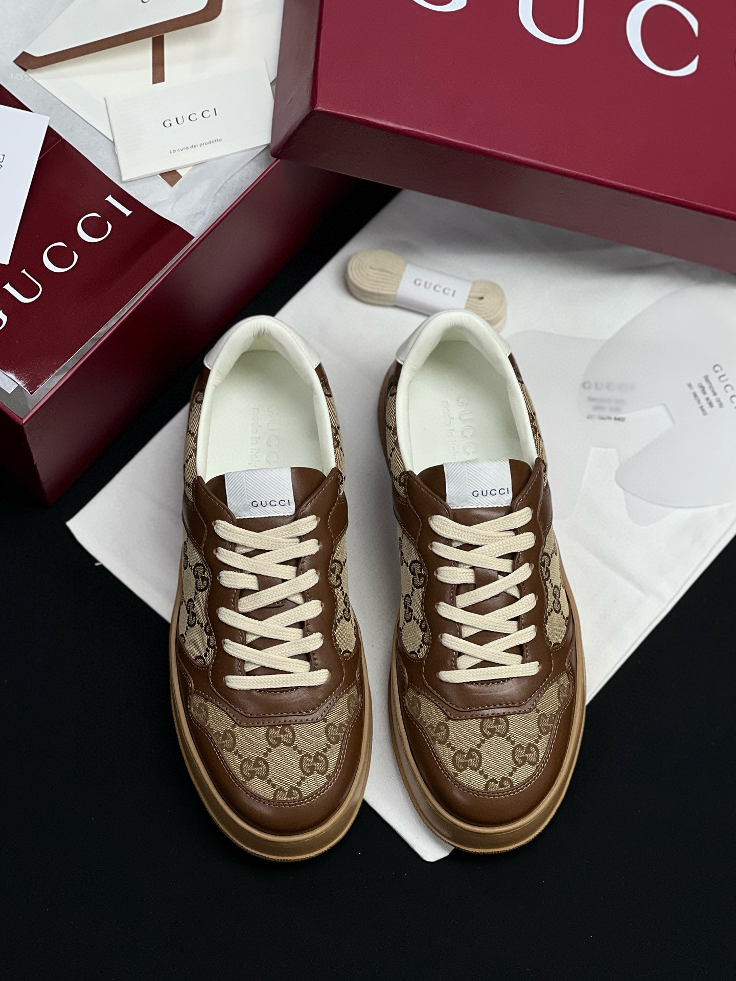 구찌 4cm 남녀공용 신발 운동화 스니커즈