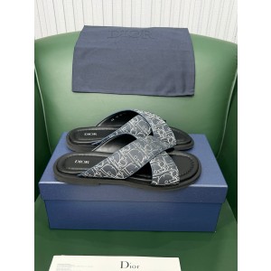 디올 남자 슬리퍼