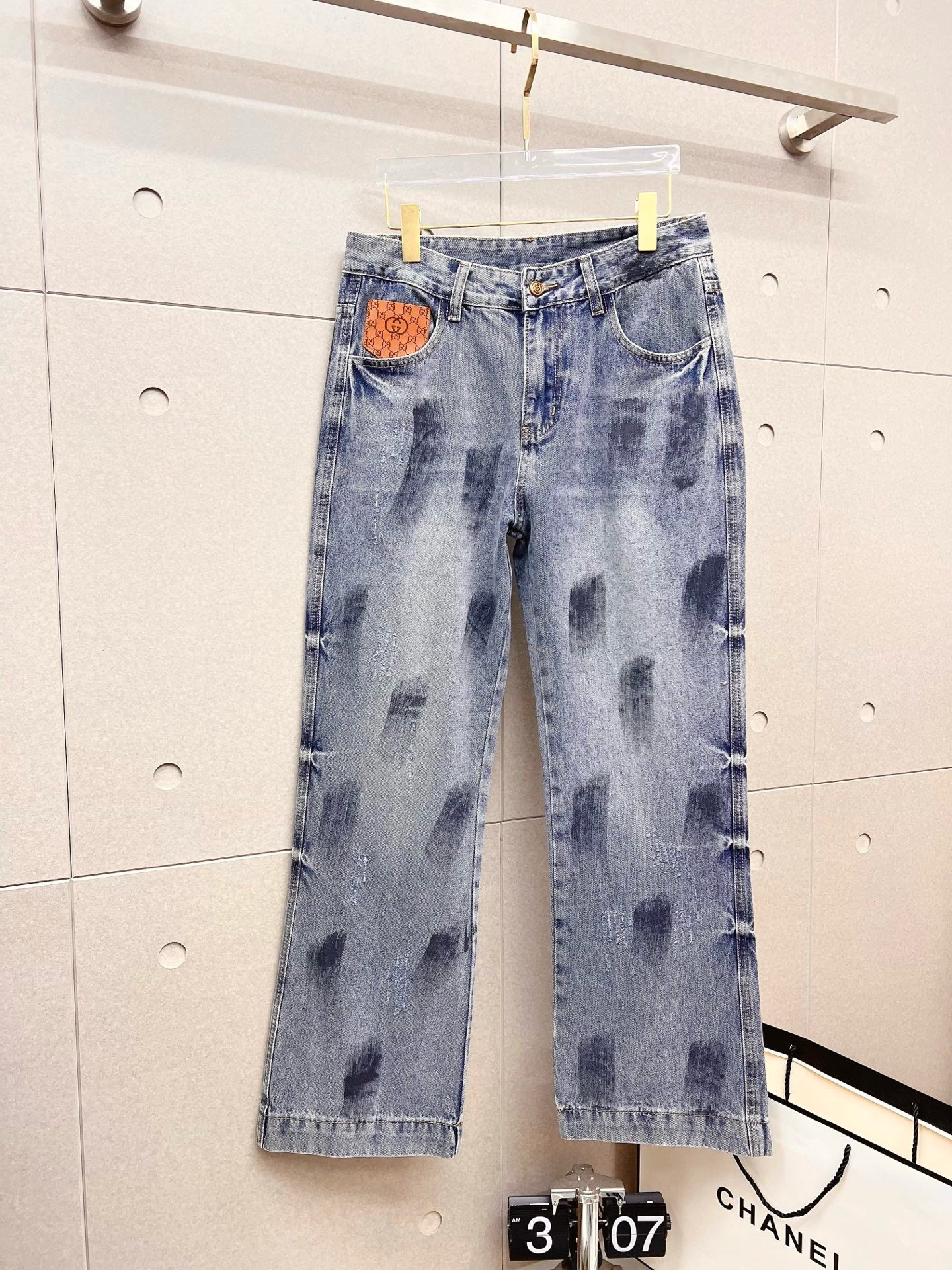 구찌 남자 청바지