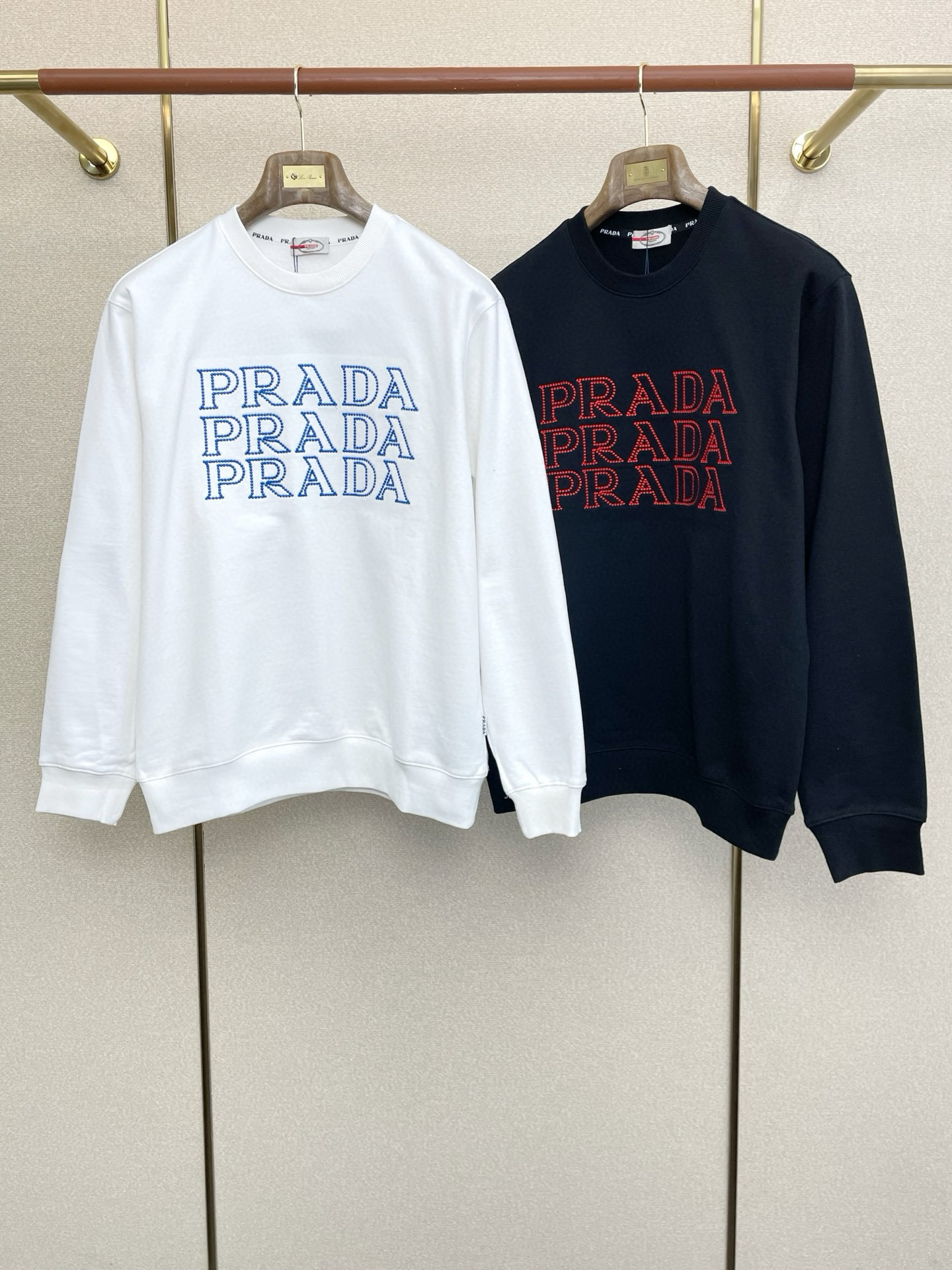 프라다 2컬러 남자 맨투맨