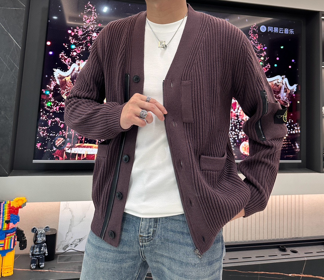 스톤아일랜드 남자 가디건