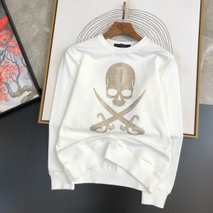 필립플레인 2컬러 남자 맨투맨 후드티