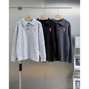 아미 아미리 3컬러 남녀공용 니트