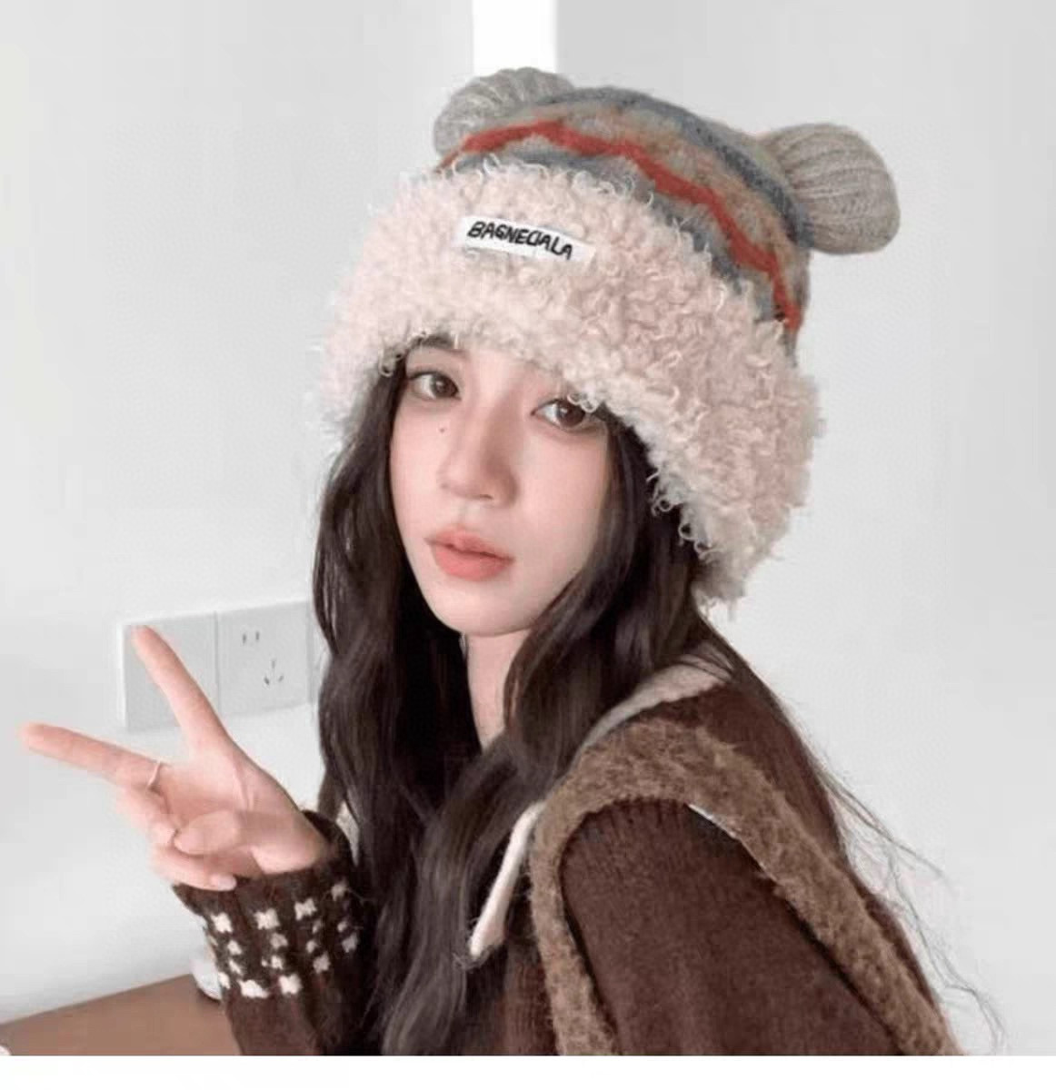 프라다 겨울 모자