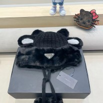 프라다 겨울 모자