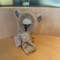 프라다 겨울 모자