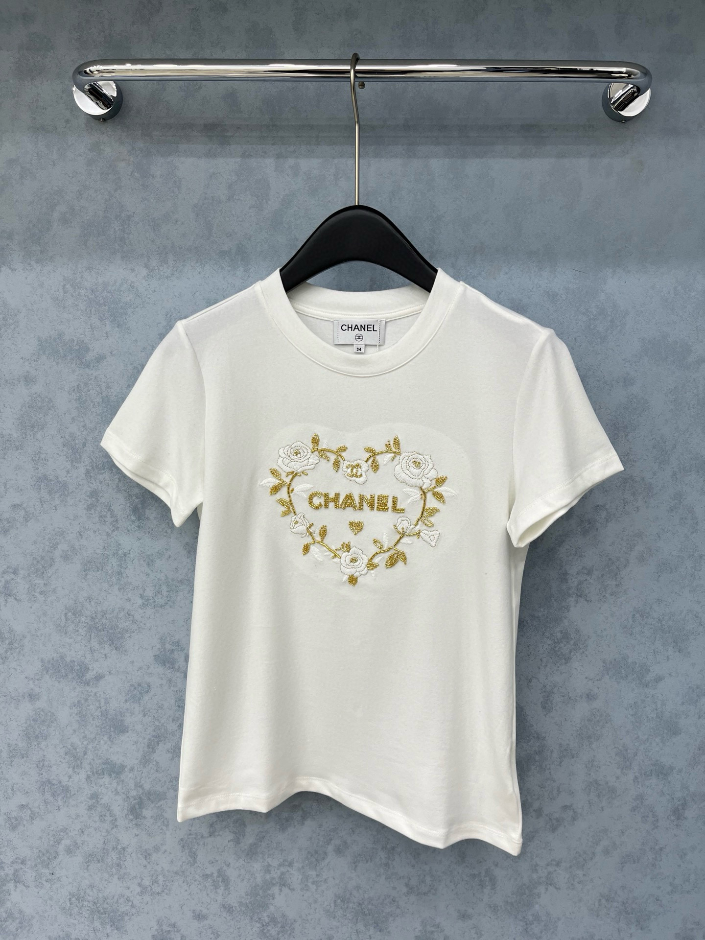 샤넬 2컬러 여자 반팔