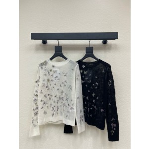 디올 2컬러 여자 후드티 맨투맨